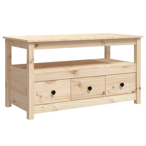vidaXL Table basse 102x49x55 cm Bois massif de pin