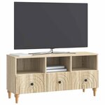 vidaXL Meuble TV 102 x 34 5 x 50 cm Chêne Sonoma Bois d’ingénierie