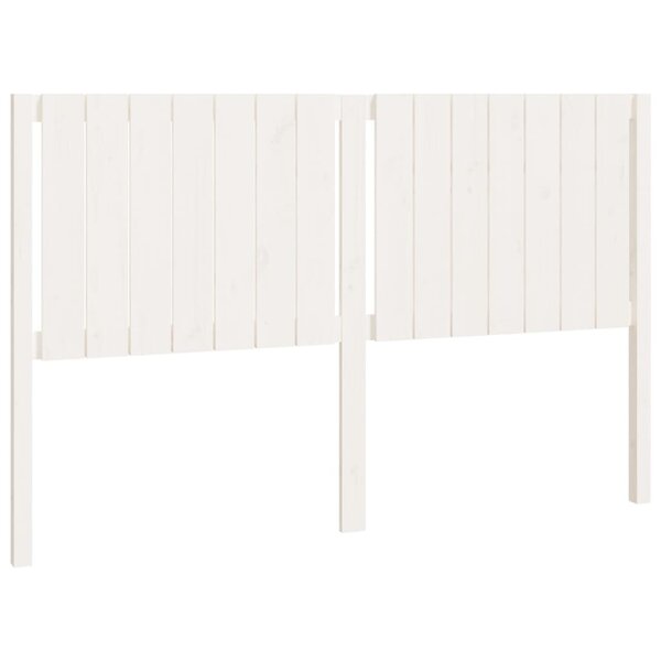 vidaXL Tête de lit blanc 165 5x4x100 cm bois massif de pin