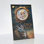 Pièce de monnaie en Argent 2 Dollars g 31.1 (1 oz) Millésime 2025 Four Elements CZECH LION