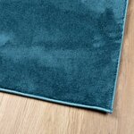 vidaXL Tapis OVIEDO à poils courts turquoise 80x250 cm