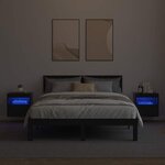 vidaXL Meubles TV muraux 2 Pièces Chêne noir 40 x 30 x 40 cm