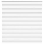 vidaXL Store zèbre blanc 140x100 cm largeur du tissu 135 9cm polyester