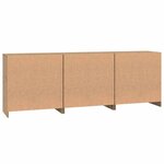 vidaXL Buffets 3 Pièces chêne artisanal 70 x 41 x 75 cm Bois d'ingénierie