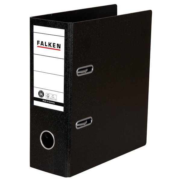 Classeur À Levier Carton A5 Portrait - Noir - X 20 - Falken