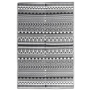 vidaXL Tapis d'extérieur ARAKIL Noir 140x200 cm PP