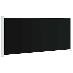 vidaXL Auvent latéral rétractable de patio 220x500 cm Noir