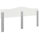 vidaXL Tête de lit Gris Sonoma 200 cm Bois d'ingénierie