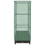 vidaXL Jardinière surélevée avec housse aspect rotin 80x40x123 cm