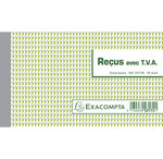 Manifold Reçus Avec T.v.a. 10 5x18cm 50 Feuillets Dupli Autocopiants - X 20 - Exacompta