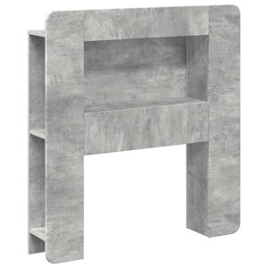 vidaXL Cabinet de Tête de Lit Gris béton Bois d’ingénierie