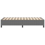 vidaXL Cadre de lit Gris clair 100 x 200 cm Tissu en velours côtelé