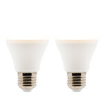 Lot de 2 ampoules LED Standard  6W E27 470lm 2700K (Blanc chaud)