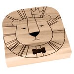 Puzzle humeurs lion en bois