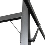 vidaXL Pergola avec toit rétractable anthracite 589x292x230 cm