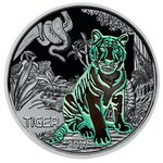 Pièce de monnaie 3 euro Autriche 2017 – Tigre