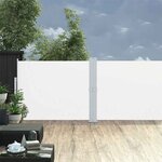 vidaXL Auvent latéral rétractable de patio 170x1200 cm Crème