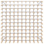 vidaXL Casier à bouteilles 120 bouteilles Pinède solide