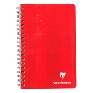 CLAIREFONTAINE  Répertoire libre 8 encoches 11x17 96p Q.5x5 couleur aléatoire