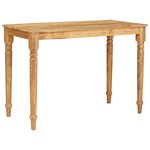 vidaXL Table basse Marron 100 x 55 x 77 cm bois de manguier massif