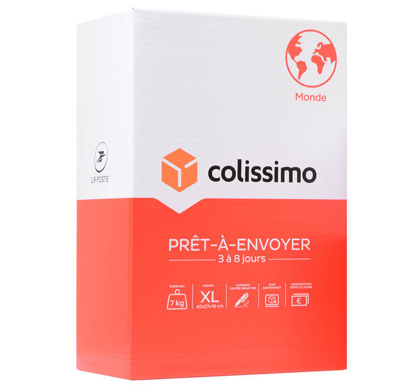 Colissimo Prêt-à-Envoyer Monde - Boîte de taille XL - 7 kg