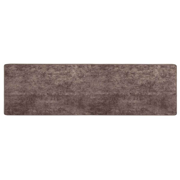 vidaXL Coureur de Tapis MARSA Gris 80 x 350 cm Polyester et PVC