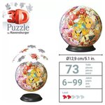 3D Puzzle Ball : Pokemon 72 Pièces