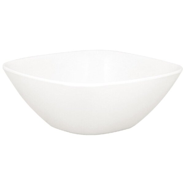Bols carrés arrondis en mélamine 120mm - vendus par 12 - kristallon - mélamine 120x120xmm
