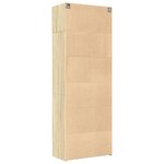 vidaXL Armoire de rangement chêne sonoma 80x42 5x225 cm