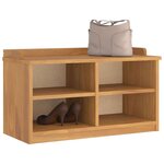 vidaXL Banc de couloir SANDNES 87x40x50 cm bois de pin massif