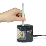Taille-crayon électrique double PS12-USB, noir RAPESCO