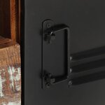 vidaXL Meuble TV 120x30x40 cm Bois massif de récupération