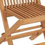 vidaXL Ensemble de salle à manger pour jardin 7 Pièces Marron