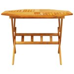 vidaXL Ensemble de salle à manger pour jardin 5 Pièces Marron