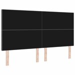vidaXL Tête de lit Gris clair 180 cm Tissu en velours côtelé