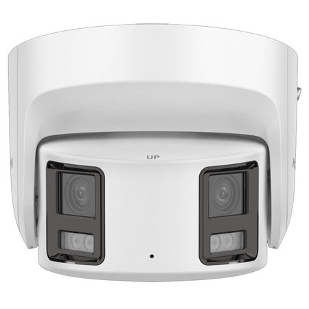 Caméra panoramique 4K 180 ColorVu+X avec micro et alarme Hikvision DS-2CD2387G2P-LSU/SL vision couleur la nuit 30 mètres