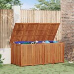 vidaXL Boîte de rangement de jardin 200x80x75 cm bois massif d'acacia