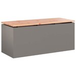vidaXL Banc de jardin Rouillé 100 x 40 x 43 cm