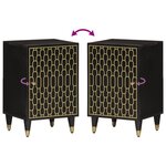 vidaXL Armoire de salle de bain 38x33x58 cm bois massif de manguier