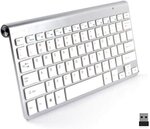 Ovegna K14 : Clavier Compact et Portable sans Fil (QWERTY) avec Souris pour Windows, Mac et Android