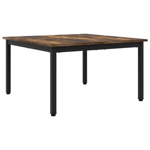 vidaXL Table basse Chêne Fumé 80 x 80 x 45 cm Bois d'ingénierie