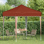 vidaXL Tente de fête pop-up 195 x 195 x 245 cm Terre cuite