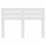 vidaXL Tête de lit avec tête de lit Blanc 150 cm Bois d'ingénierie