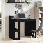 vidaXL Bureau noir 103 5x56 5x94 cm bois d'ingénierie