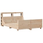 vidaXL Cadre de lit sans matelas 140x190 cm bois de pin massif