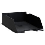 Corbeille à courrier maxi format exacompta noir - lot de 4