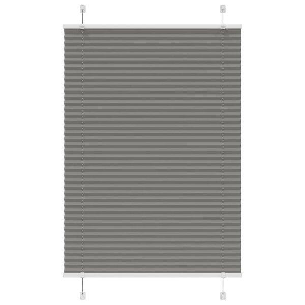 vidaXL Store plissé anthracite 100x100 cm largeur du tissu 99 4 cm