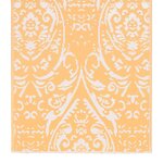 vidaXL Tapis d'extérieur Orange et blanc 120x180 cm PP