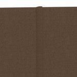 vidaXL Panneaux muraux 12 Pièces Marron 90x30 cm Tissu 3 24 m²
