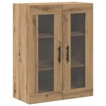vidaXL Haut Armoire 2 Pièces chêne artisanal Bois d'ingénierie